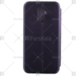 کیف محافظ چرمی سامسونگ Standing Magnetic Cover Samsung Galaxy A6 plus 2018