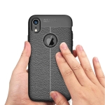 قاب محافظ ژله ای طرح چرم Auto Focus Jelly Case Apple iPhone XR