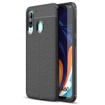 قاب ژله ای طرح چرم سامسونگ A60 مدل Auto Focus Jelly Case