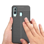 قاب ژله ای طرح چرم سامسونگ A60 مدل Auto Focus Jelly Case