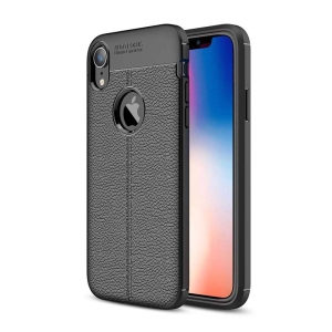 قاب محافظ ژله ای طرح چرم Auto Focus Jelly Case Apple iPhone XR