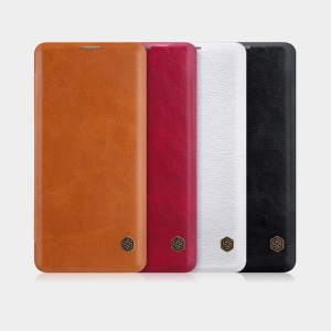 کیف چرمی نیلکین سامسونگ Nillkin Qin Series Leather case for Samsung Galaxy S10