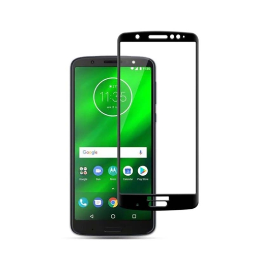 محافظ صفحه نمایش تمام چسب با پوشش کامل Glass Screen Protector For Motorola Moto G6
