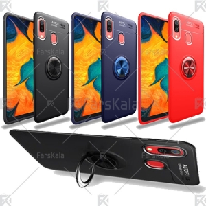 قاب محافظ ژله ای Samsung Galaxy M20 مدل Magnetic Ring Case