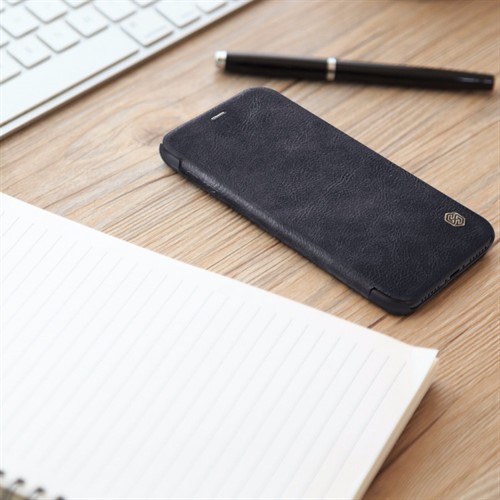 کیف چرمی نیلکین آیفون Nillkin Qin Leather Case Apple iPhone XS