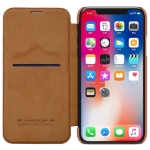 کیف چرمی نیلکین آیفون Nillkin Qin Leather Case Apple iPhone XS