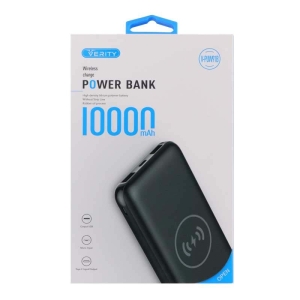 پاور بانک وایرلس 10000 میلی آمپر وریتی Verity V-PUW91B Wireless