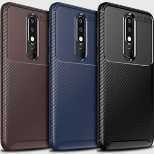 قاب ژله ای  فیبر کربنی نوکیا Nokia X5 / 5.1 Plus مدل Auto Focus Jelly Case