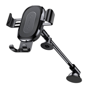 پایه نگهدارنده دو کاره و شارژر وایرلس هوشمند بیسوس Baseus Wireless Charger Gravity Car Mount