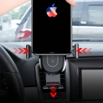 پایه نگهدارنده دو کاره و شارژر وایرلس هوشمند بیسوس Baseus Wireless Charger Gravity Car Mount