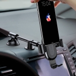 پایه نگهدارنده دو کاره و شارژر وایرلس هوشمند بیسوس Baseus Wireless Charger Gravity Car Mount