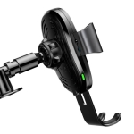پایه نگهدارنده دو کاره و شارژر وایرلس هوشمند بیسوس Baseus Wireless Charger Gravity Car Mount