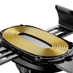 پایه نگهدارنده دو کاره و شارژر وایرلس هوشمند بیسوس Baseus Wireless Charger Gravity Car Mount
