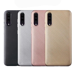 قاب محافظ ژله ای Samsung Galaxy A50 مدل Haimen Carbon Fiber