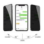 محافظ صفحه نمایش حریم شخصی تمام چسب با پوشش کامل Privacy Full Screen Protector For Samsung Galaxy A10