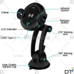 پایه نگهدارنده دو کاره و شارژر وایرلس هوشمند توتو TOTU CACW-027 Star Lord