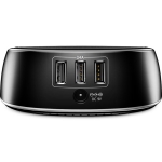 شارژر بی سیم و هاب 3 پورت بیسوس Baseus Star Sky 2-in-1 Desktop Wired 3 USB Ports Wireless Charger
