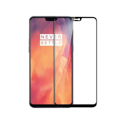 محافظ صفحه نمایش تمام چسب با پوشش کامل Full Glass Screen Protector For Oneplus 6