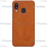 کیف چرمی نیلکین سامسونگ Nillkin Qin Case For Samsung Galaxy A40