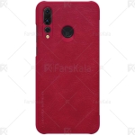کیف محافظ چرمی نیلکین هواوی Nillkin Qin Case For Huawei P Smart Plus 2019 / Enjoy 9S