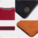 کیف محافظ چرمی نیلکین هواوی Nillkin Qin Case For Huawei P Smart Plus 2019 / Enjoy 9S