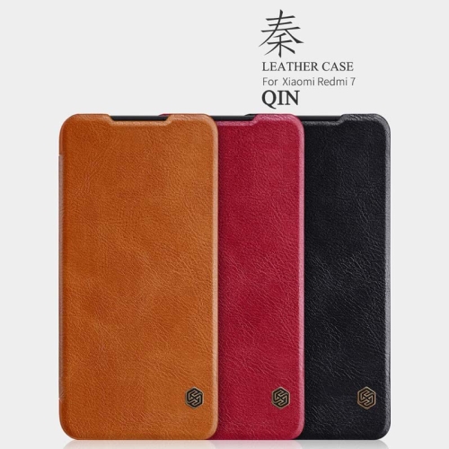 کیف محافظ چرمی نیلکین شیائومی Nillkin Qin Case For Xiaomi Redmi 7