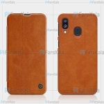 کیف چرمی نیلکین سامسونگ Nillkin Qin Case For Samsung Galaxy A40