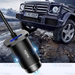 شارژر فندکی توتو TOTU DCCL-07 Good Partner 2 Spring Cable