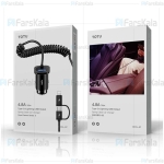 شارژر فندکی توتو TOTU DCCL-07 Good Partner 2 Spring Cable