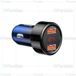 شارژر فندکی فست شارژ بیسوس Baseus BS-C20A 45W Quick Charge 4.0 3.0 USB Car Charger