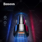 شارژر فندکی فست شارژ بیسوس Baseus BS-C20A 45W Quick Charge 4.0 3.0 USB Car Charger