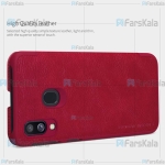 کیف چرمی نیلکین سامسونگ Nillkin Qin Case For Samsung Galaxy A40