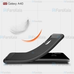 قاب محافظ ژله ای سامسونگ Fiber Carbon Rugged Armor Case For Samsung Galaxy A40