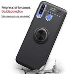قاب ژله ای طرح چرم انگشتی سامسونگ Becation A.F Magnetic Ring For Samsung Galaxy M30