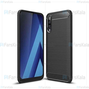 قاب محافظ ژله ای سامسونگ Fiber Carbon Rugged Armor Case For Samsung Galaxy A70