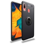 قاب ژله ای طرح چرم انگشتی سامسونگ Becation A.F Magnetic Ring For Samsung Galaxy A40