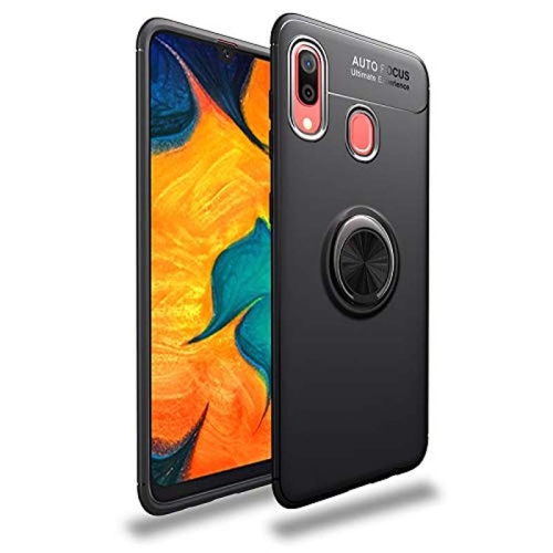 قاب ژله ای طرح چرم انگشتی سامسونگ Becation A.F Magnetic Ring For Samsung Galaxy A40