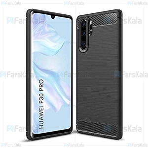 قاب محافظ ژله ای هواوی Fiber Carbon Rugged Armor Case For Huawei P30 Pro