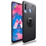 قاب ژله ای طرح چرم انگشتی سامسونگ Becation A.F Magnetic Ring For Samsung Galaxy M30