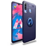 قاب ژله ای طرح چرم انگشتی سامسونگ Becation A.F Magnetic Ring For Samsung Galaxy M30