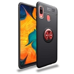 قاب ژله ای طرح چرم انگشتی سامسونگ Becation A.F Magnetic Ring For Samsung Galaxy A40