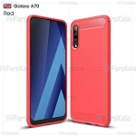 قاب محافظ ژله ای سامسونگ Fiber Carbon Rugged Armor Case For Samsung Galaxy A70