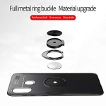 قاب ژله ای طرح چرم انگشتی سامسونگ Becation A.F Magnetic Ring For Samsung Galaxy A40