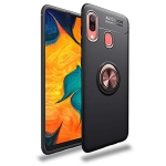 قاب ژله ای طرح چرم انگشتی سامسونگ Becation A.F Magnetic Ring For Samsung Galaxy A40