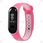بند سیلیکونی طرح نایکی دستبند سلامتی شیائومی Ventilate Nike Band For Mi Band 3