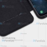 کیف چرمی نیلکین سامسونگ Nillkin Qin Case For Samsung Galaxy A40