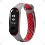 بند سیلیکونی طرح نایکی دستبند سلامتی شیائومی Ventilate Nike Band For Mi Band 3