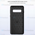 قاب محافظ ژله ای سامسونگ Fiber Carbon Rugged Armor Case For Samsung Galaxy S10e