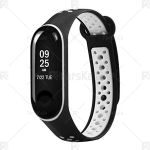 بند سیلیکونی طرح نایکی دستبند سلامتی شیائومی Ventilate Nike Band For Mi Band 3
