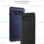 قاب محافظ ژله ای سامسونگ Fiber Carbon Rugged Armor Case For Samsung Galaxy S10e